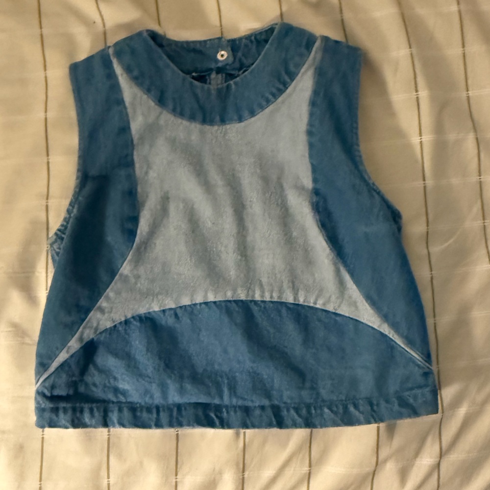 Carleen Denim Top